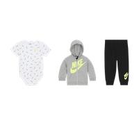 Completo con pantaloni in 3 pezzi Just Do It Nike - Bebè - Nero 0-3M