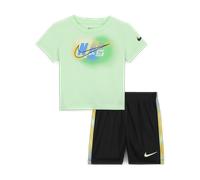Completo con shorts Nike Hazy Rays - Bebè (12-24 mesi) - Nero 24M