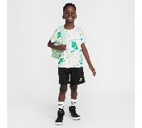 Completo con t-shirt stampata e shorts leggeri in French Terry Nike - Bambino/a - Nero 6