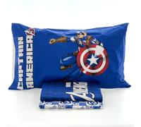 Completo Copripiumino Bassetti Captain America singolo 1 piazza puro cotone 100%