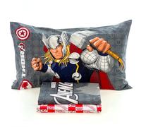 Completo Copripiumino Bassetti Marvel Thor singolo una piazza puro cotone 100%