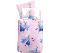 Completo Copripiumino Caleffi Frozen Natura singolo piazza e mezza cotone 100%