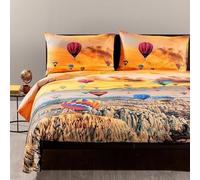 Completo Copripiumino Cappadocia in Cotone Caleffi Piazza e Mezza