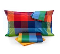 Completo Copripiumino GABEL Wilson Multicolor 2 piazze Matrimoniale 100% cotone