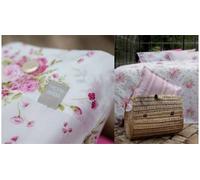 Completo copripiumino in cotone Rosalin Bossi rosa Martha O'neil
