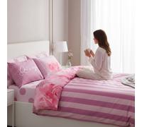 Completo Copripiumino matrimoniale Camomilla 100% raso Roses