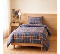 Completo Copripiumone Singolo Bassetti Kilt B2 turchese