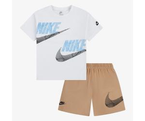 Completo corto Nike bambino set due pezzi t-shirt e pantaloncino mare casual