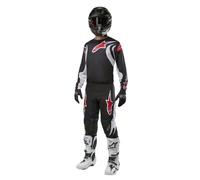 Completo Cross Enduro Trial Atv Mtb Alpinestars Fluid Lucent Nero Bianco