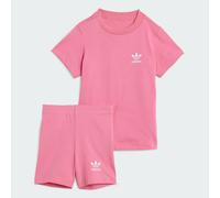 Completo Cycling Shorts and Tee Infant Pink Fusion 3-6M