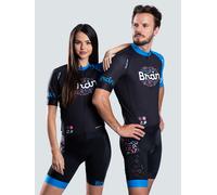 Completo da ciclismo BRAIN, maglia e pantaloncini, nero Maglia da ciclista nera con pantaloncini Dimensione: XL