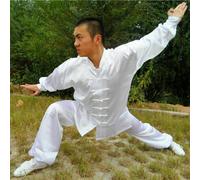 Completo Da Kung Fu Cinese Per Uomo Con Camicia E Pantaloni Tai Chi Wing Chun