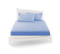 COMPLETO DA LETTO MATRIMONIALE TINTA UNITA LENZUOLA COORDINATO COPRICUSCINI