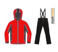 COMPLETO DA NEVE SCI UOMO ASTROLABIO AST- AE9C-TPN col. rosso/nero/bianco