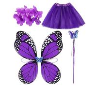 Completo Da Oca Da Portico A Farfalla - Set Di Materiali In Tessuto, Costume Cosplay Per Statuetta Da Patio, Abbigliamento Per Animali Da Giardino | Decorazioni Per Il Prato Del Cortile, Ingressi Del