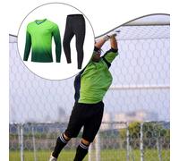 Completo da portiere, maglia e pantaloni, abbigliamento sportivo, uniforme da