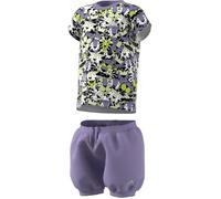 Completo da ragazza adidas x Marimekko Graphic Summer Jaune 3/4 ans