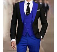 Completo da uomo di alta qualità 3 pezzi, adatto per abito da sposo primaverile, giacca da completo casual di lusso slim fit di colore alla moda L,M,S,XL,XS,XXL,XXS,XXXL,XXXXLColore unicoPoliestere