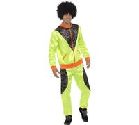 Completo Da Uomo Retro Giallo Costume Da Festa Anni '80