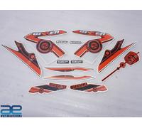 Completo Decalcomanie Grafiche Kit Adesivi Nero/Rosso Per per Suzuki