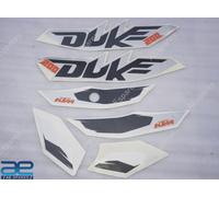 Completo Decalcomanie Grafiche Kit Adesivi Nero Serbatoio Per KTM Duke 200 Gec