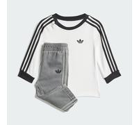 Completo Denim Long Sleeve Tee Kids White / Black 0-3M