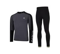Completo di sottogiacca a maniche lunghe e leggings Dare 2B Exchange IIII Noir 2XL