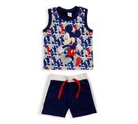 Completo Disney Mickey Mouse in cotone estivo canotta neonato bambino 5510