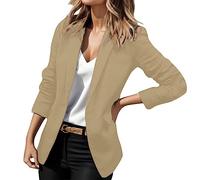 Completo Donna Elegante Cerimonia, Blazer Donna Casual Vintage Elegante Moda Manica Lunga Invernale Cappotto Curvy Taglie Forti Cerimonia Business