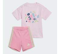 Completo Essentials Allover Print Tee Kids Clear Pink / Bliss Pink 9-12M