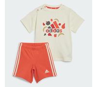 Completo Essentials Allover Print Tee Kids Ivory / Bright Red 9-12M