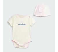 Completo Essentials Big Logo Bodysuit and Beanie Infant Ivory / Clear Pink 12-18M