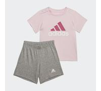 Completo Essentials Organic Cotton Tee and Shorts Clear Pink / Preloved Fuchsia 3-6M