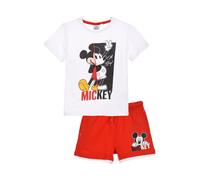 COMPLETO ESTIVO TOPOLINO MICKEY MOUSE DISNEY SHORT+TSHIRT BAMBINO SUN CITY 3/8A