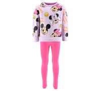 COMPLETO FELPA CON LEGGINGS MINNI BAMBINA SUN CITY 3/8 ANNI - XH1220FUXIA