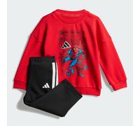 Completo felpa e pantaloni Spider Man Marvel per bambini Pure Ruby / White 0-3M