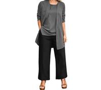 Completo femminile tre pezzi alla moda per tutti i giorni ufficio o fuga pantaloni lusinghieri e offrono un sostegno piacevole senza compromessi sullo stile