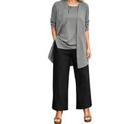 Completo femminile tre pezzi alla moda per tutti i giorni ufficio o fuga pantaloni lusinghieri e offrono un sostegno piacevole senza compromessi sullo stile