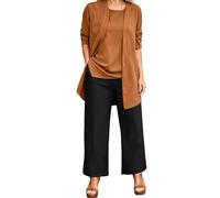 Completo femminile tre pezzi alla moda per tutti i giorni ufficio o fuga pantaloni lusinghieri e offrono un sostegno piacevole senza compromessi sullo stile