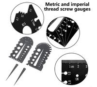 Completo Filo Indicatore Per Metrico E Inglese Misure IN Uno Strumento
