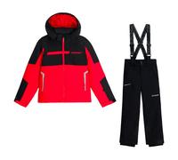 COMPLETO GIACCA CHALLENGER + PANTALONI PROPULSION RAGAZZO Spyder Nero, Rosso