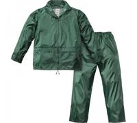 COMPLETO GIACCA E PANATALONE ANTIPIOGGIA NIAGARA PLUVIO IMPERMEABILE XXL VERDE