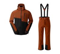 COMPLETO GIACCA HALFPIPE III E SALOPETTE ACHIEVE Dare 2b Bordeaux, Nero