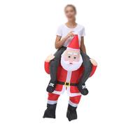 Completo gonfiabile gonfiabile per Natale con disegno gioioso Babbo Natale