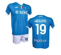 Completo Højlund 19 Prodotto Ufficiale Napoli Stagione 2025-2026 SSC Hojlund