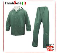 Completo Impermeabile Anti Pioggia | Verde