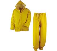 COMPLETO IMPERMEABILE DA LAVORO ANTIPIOGGIA RAIN Tg.XXL GIALLO KAPRIOL