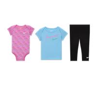 Completo in 3 pezzi con body Nike Logo Swoosh - Bebè (0-9 mesi) - Nero 0-3M