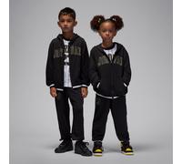 Completo in 3 pezzi in French Terry con zip a tutta lunghezza Jordan - Bambino/a - Nero