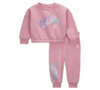 Completo in fleece in 2 pezzi Bubble Jordan Jumpman Club - Bebè (3-6 mesi) - Rosa